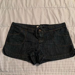 Denim shorts